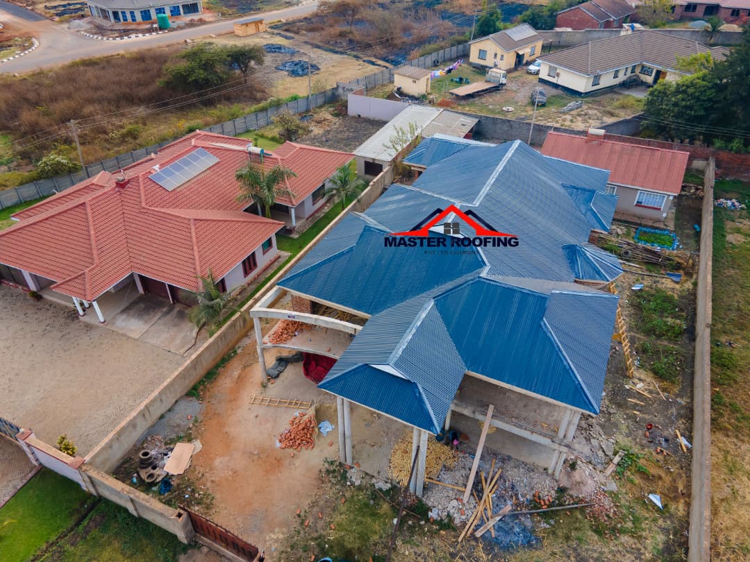 After roofing work